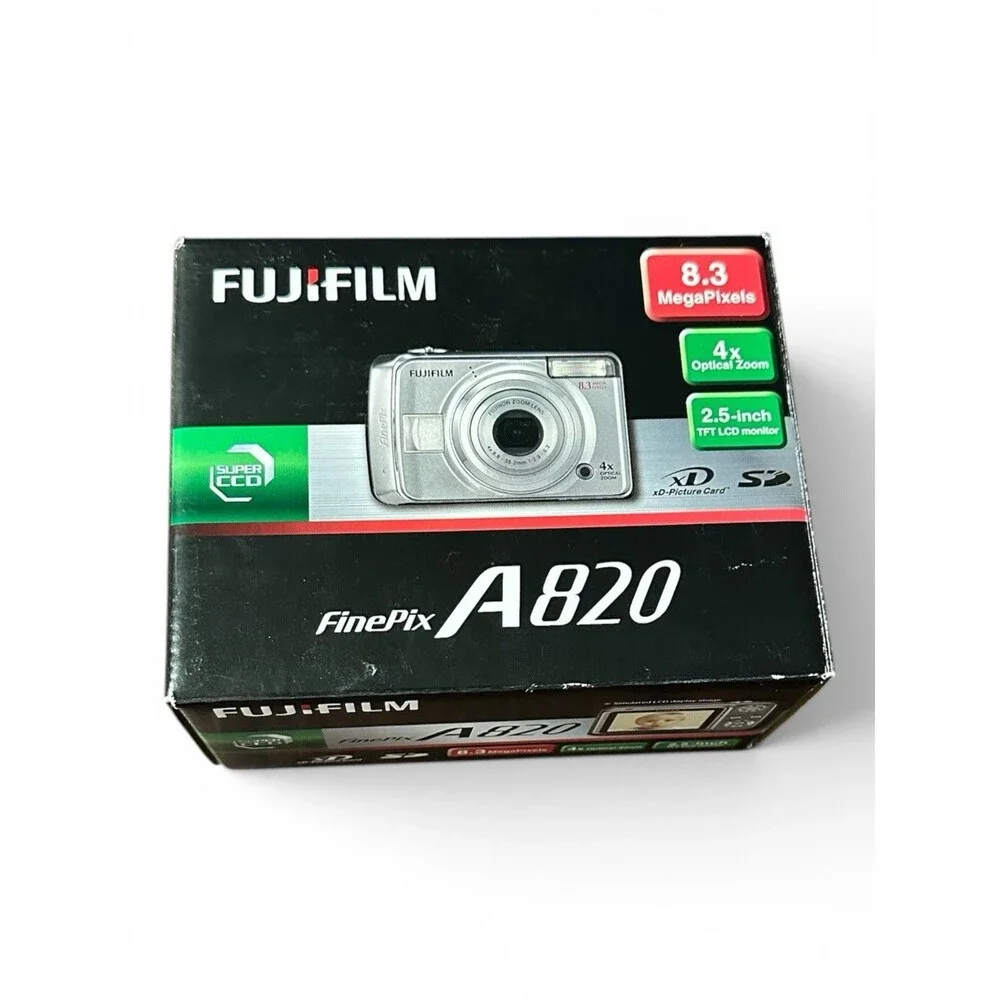 Vintage Y2K Fujifilm FinePix A820 8.3 Megapixel Camera Tested & Works